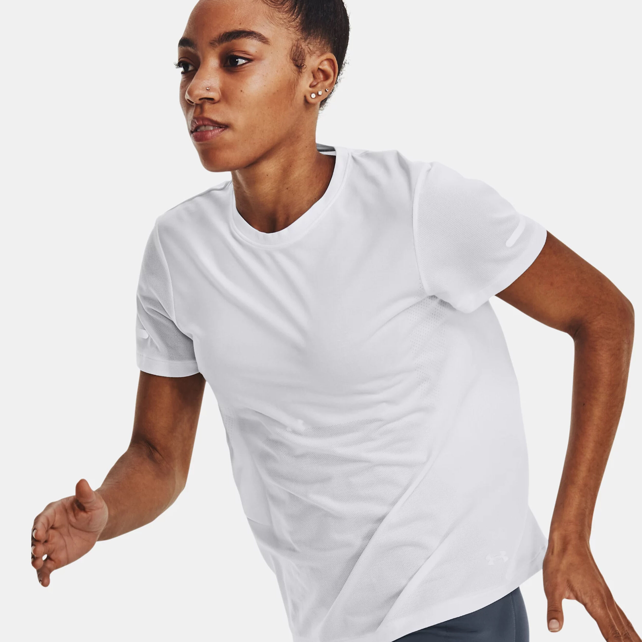 Seamless Stride Laufshirt Damen - Weiß