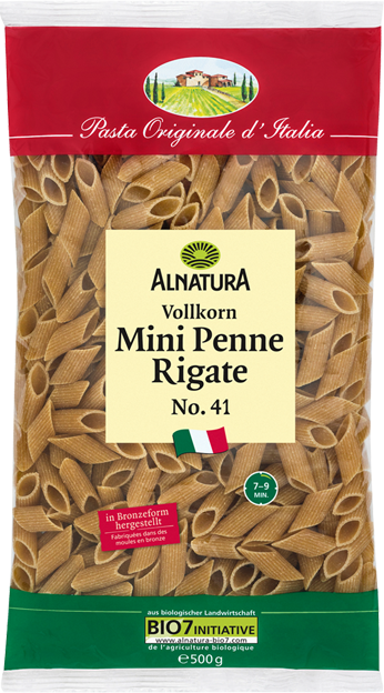 Alnatura Bio Vollkorn Mini Penne Rigate