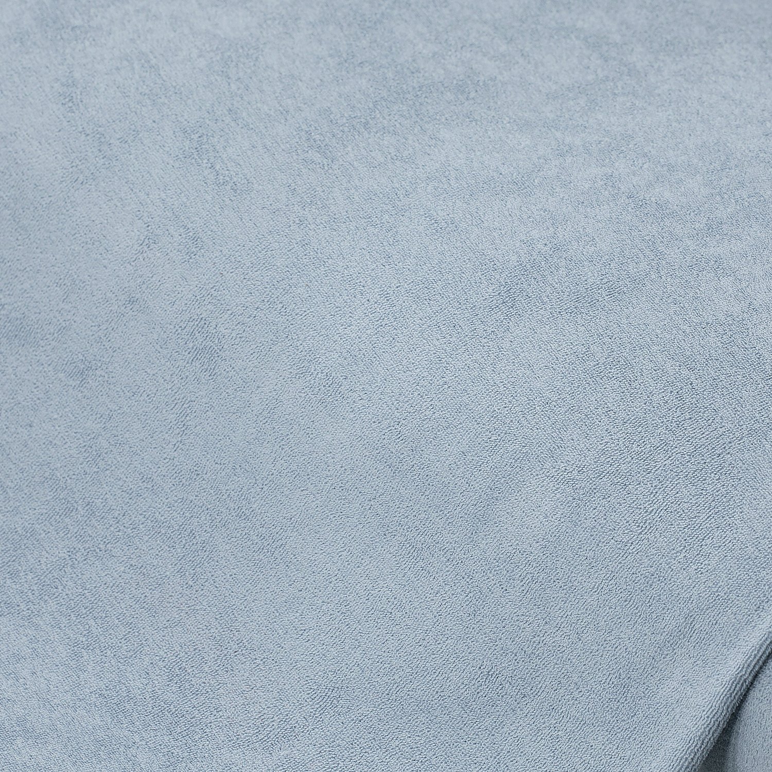 Frottee-Jersey, rauchblau