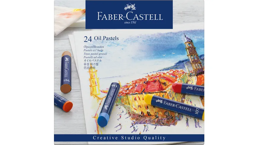 FABER-CASTELL Ölpastellkreiden 24er Kartonetui