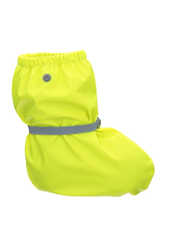 Playshoes Regenfüßlinge mit Fleece-Futter in Neongelb günstig kaufen