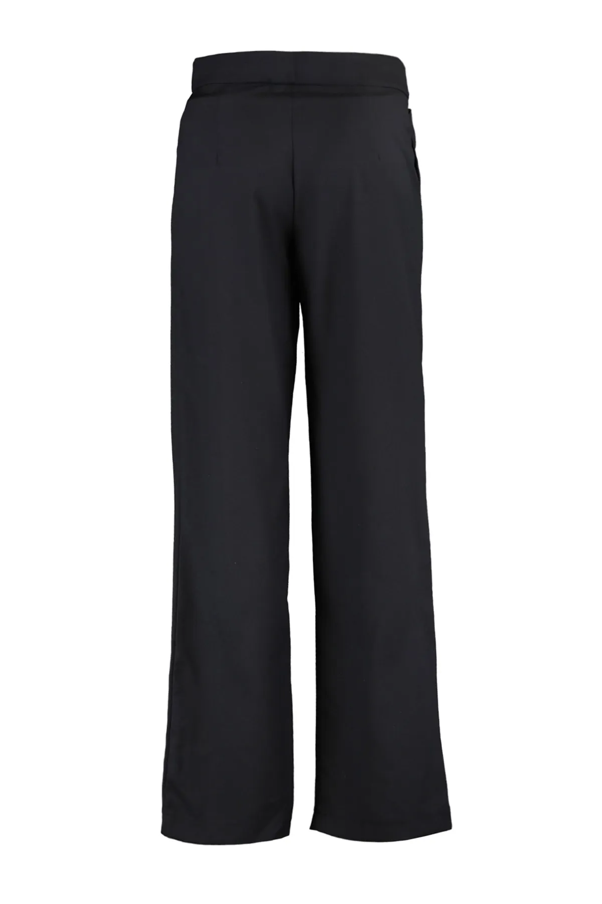 Trendyol Collection  Schwarze, gerade geschnittene, plissierte Webhose TWOSS19WX0017