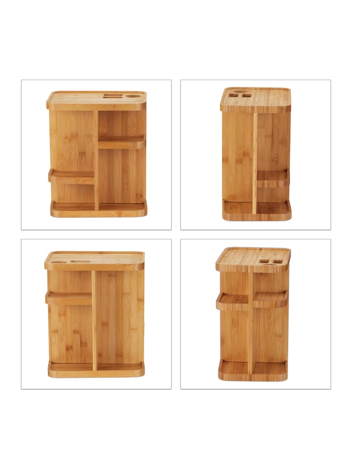 relaxdays Make-Up Organizer in Natur günstig kaufen onesize