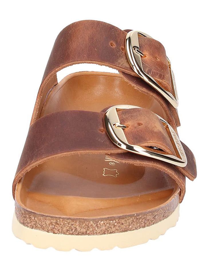 Birkenstock Leder-Pantoletten 