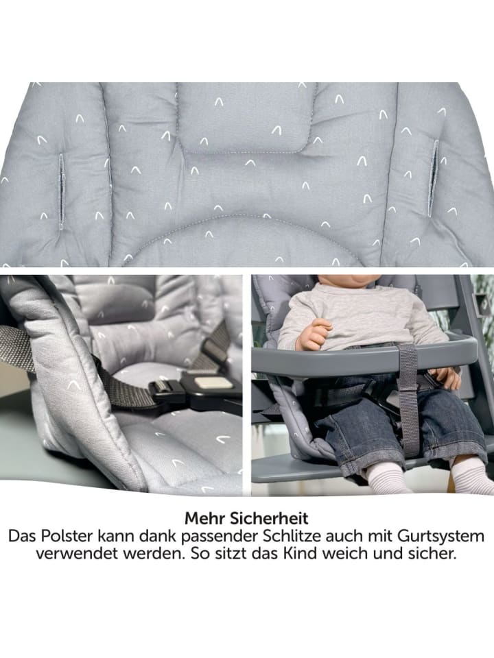 LaLoona Sitzverkleinerer für bebeconfort Timba Hochstuhl - in grau günstig kaufen onesize