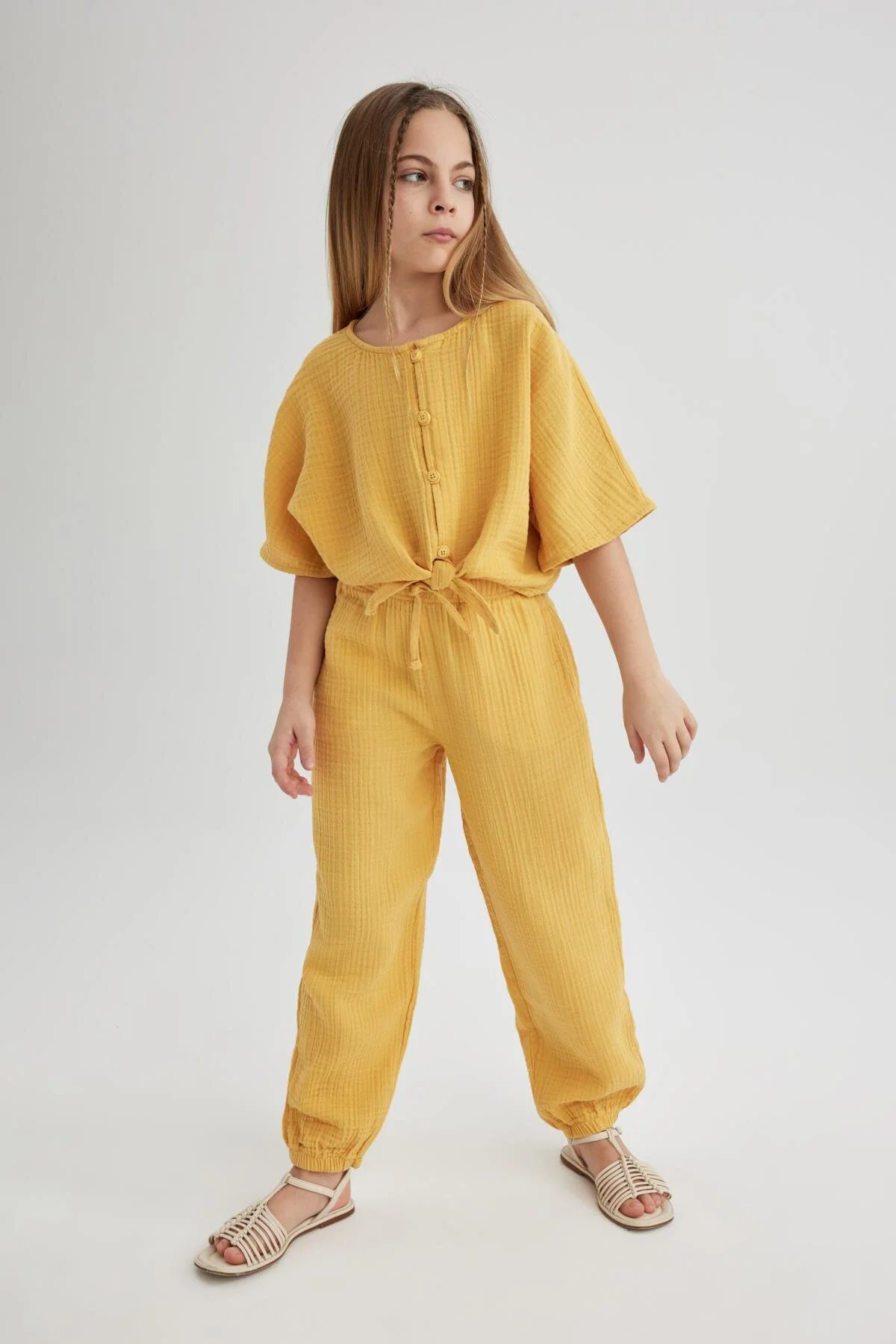 DeFacto  Hose aus Fallschirmbaumwolle für Mädchen B5044A824SM