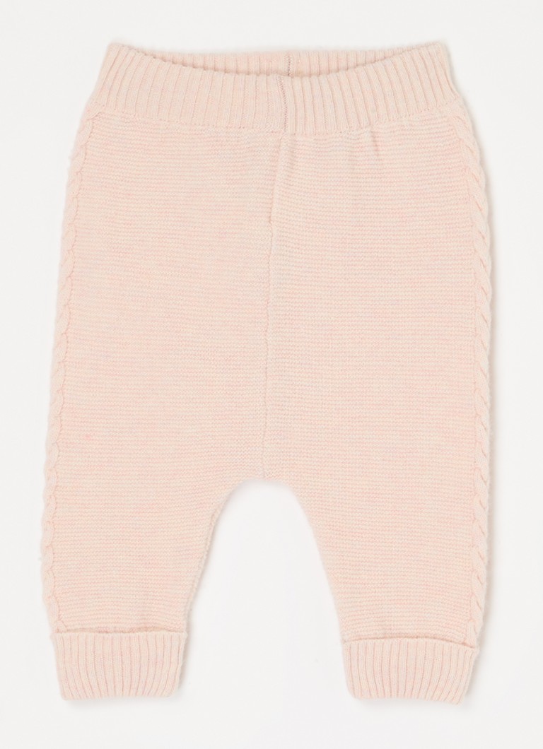 Pantaloni pentru copii Benetton, confecționați din tricot fin și amestec de lână mulat.