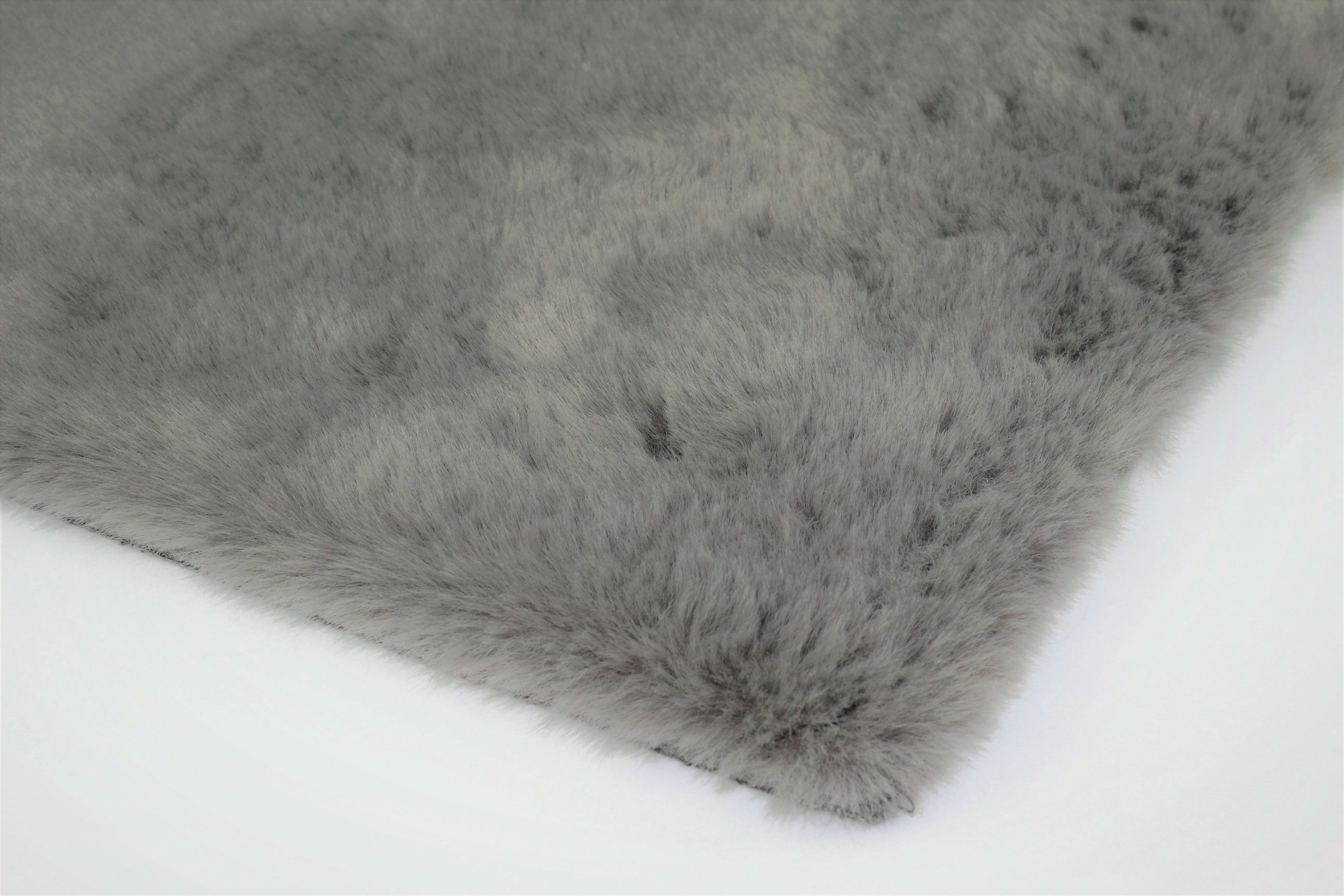 Fellteppich Roger, Dekowe, rechteckig, Höhe: 20 mm, Kunstfell, Kaninchenfell-Haptik, weich - ein echter Kuschelteppich