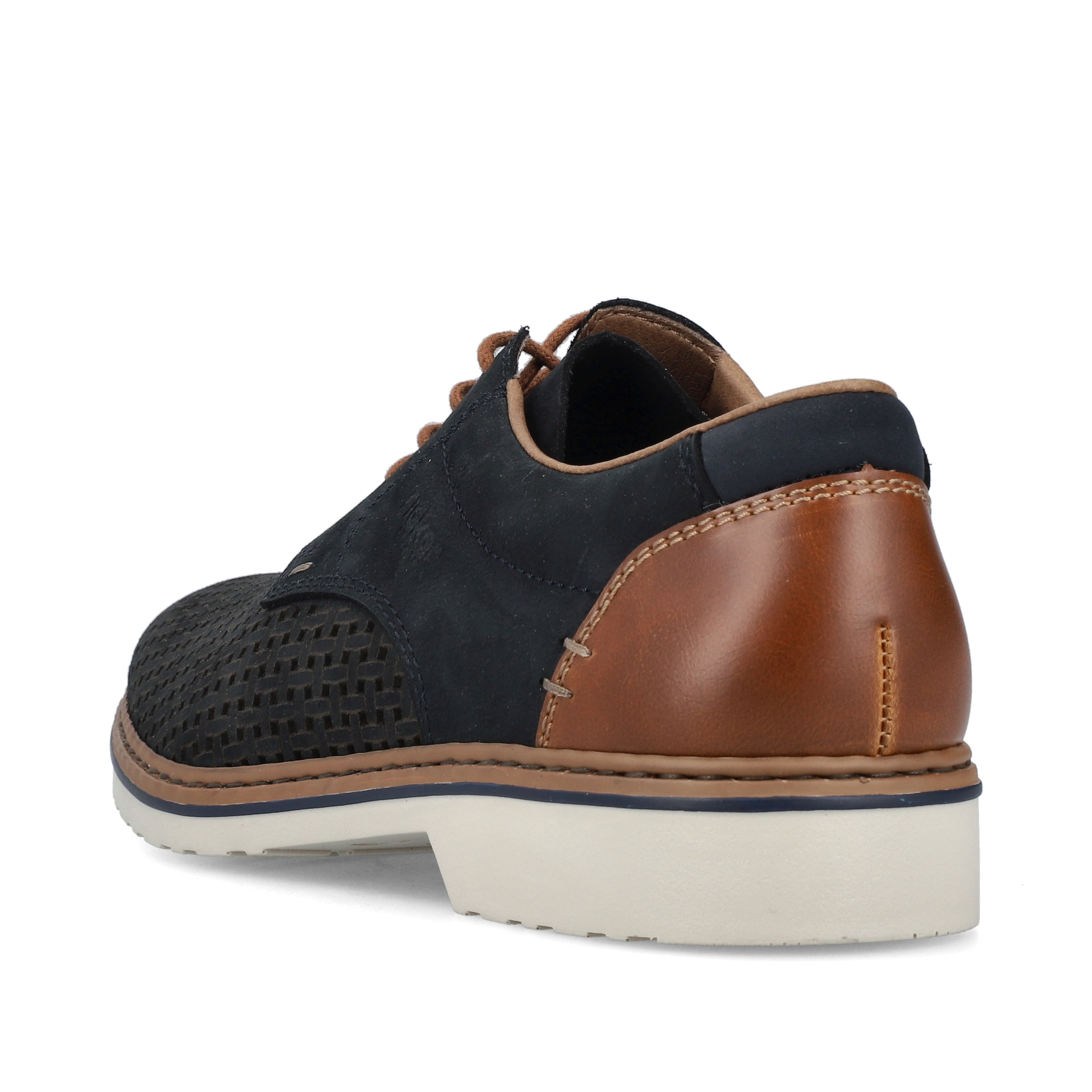 Rieker Herren Schnürschuhe stahlblau