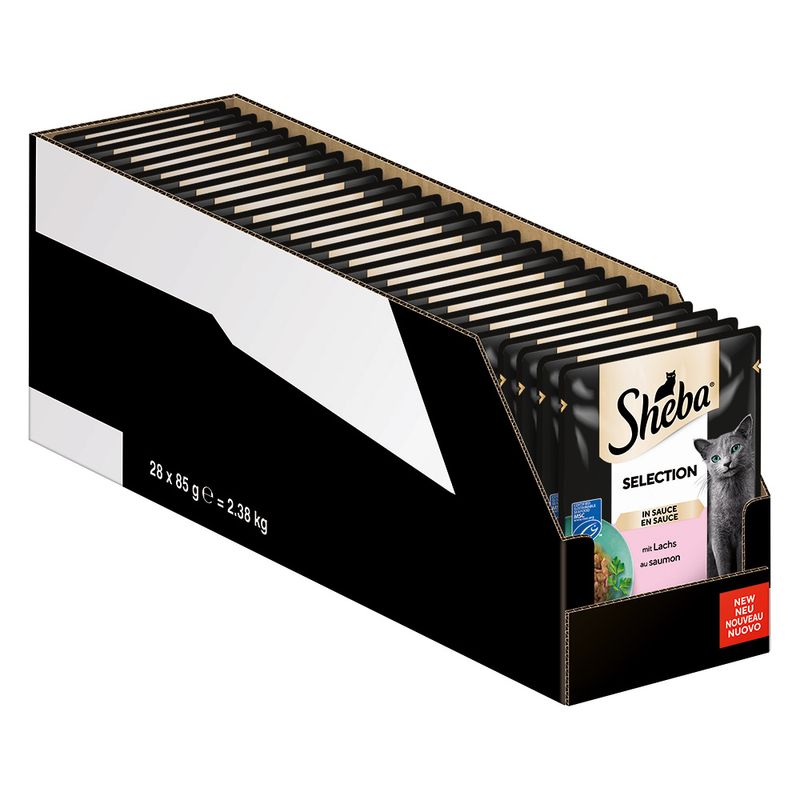 Sparpaket Sheba Varietäten Frischebeutel 56 x 85 g