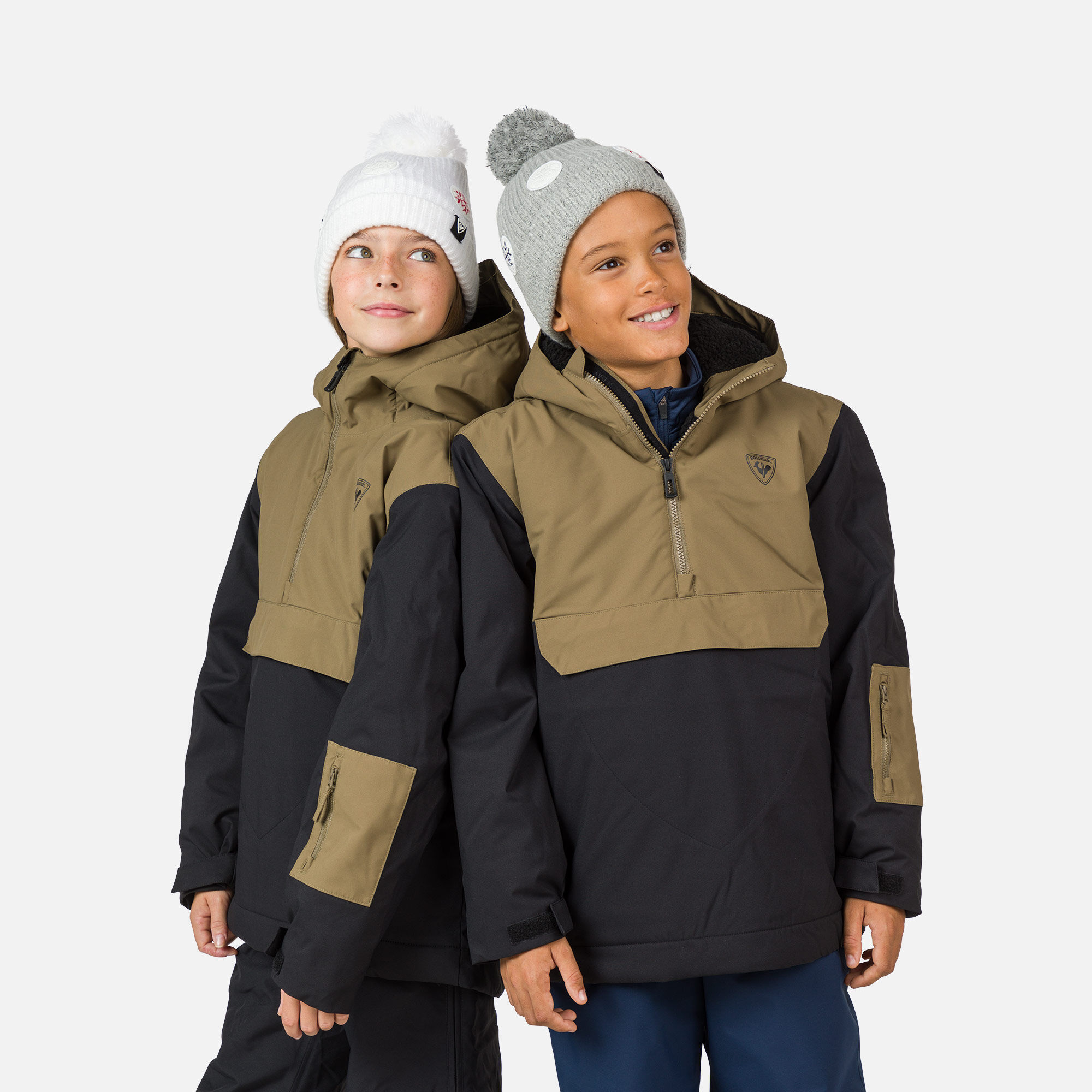 Veste anorak de ski Bicolor enfant
