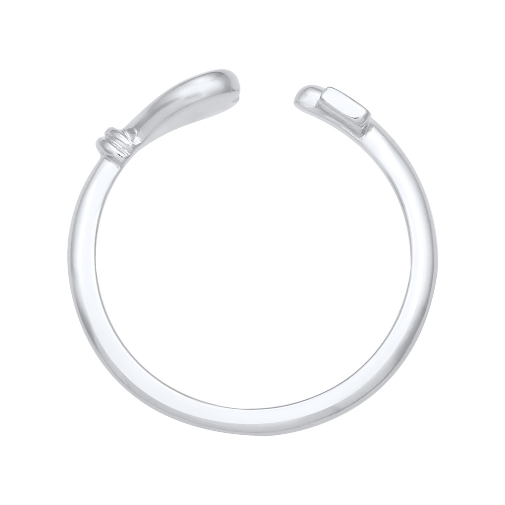 Elli Elli Bague Femmes Ouvert Cœur Clé Symbole Amour en argent sterling 925 Bague