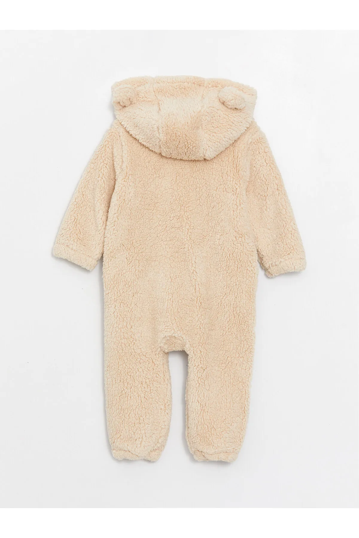 LC Waikiki  Langärmliger Plüsch-Jumpsuit für Mädchen mit Kapuze
