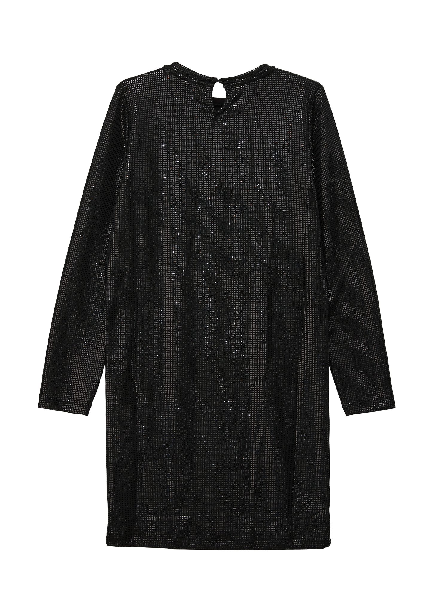 s.Oliver Minikleid Jerseykleid mit Pailletten-Besatz Pailletten