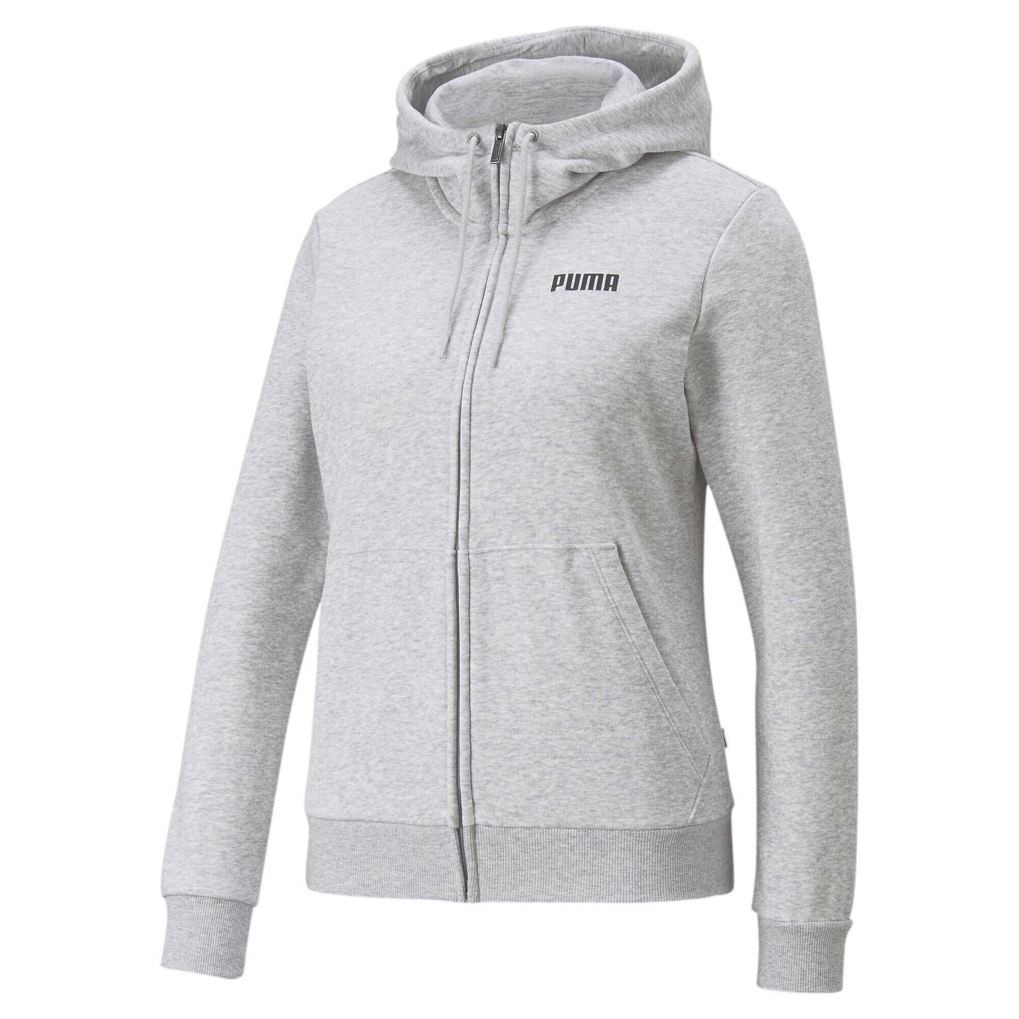 PUMA Sweatshirt Essentials Hoodie in voller Länge mit durchgehendem