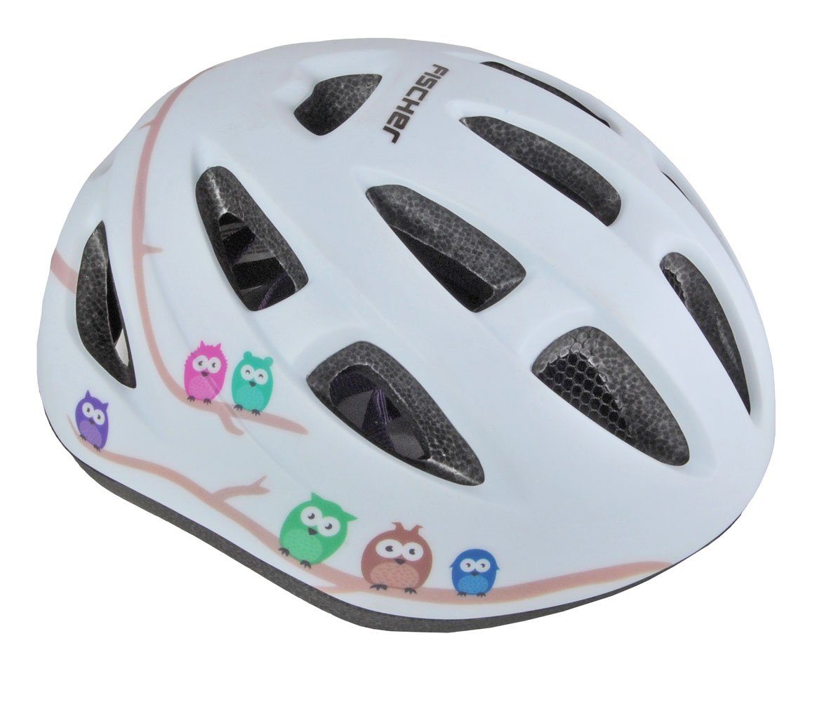 FISCHER Fahrrad Kinderfahrradhelm Fischer Kinderfahrradhelm EULE COLOURS Fahrradhelm Helm LED
