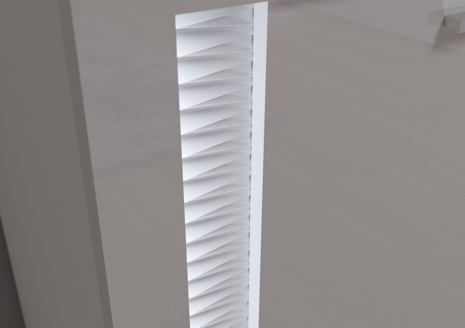 xonox.home Wohnwand Skylight, (4-teiliges Set in weiß Hochglanz, Breite 335 - 365 cm), mit Soft-Close, inklusive LED Frontbeleuchtung