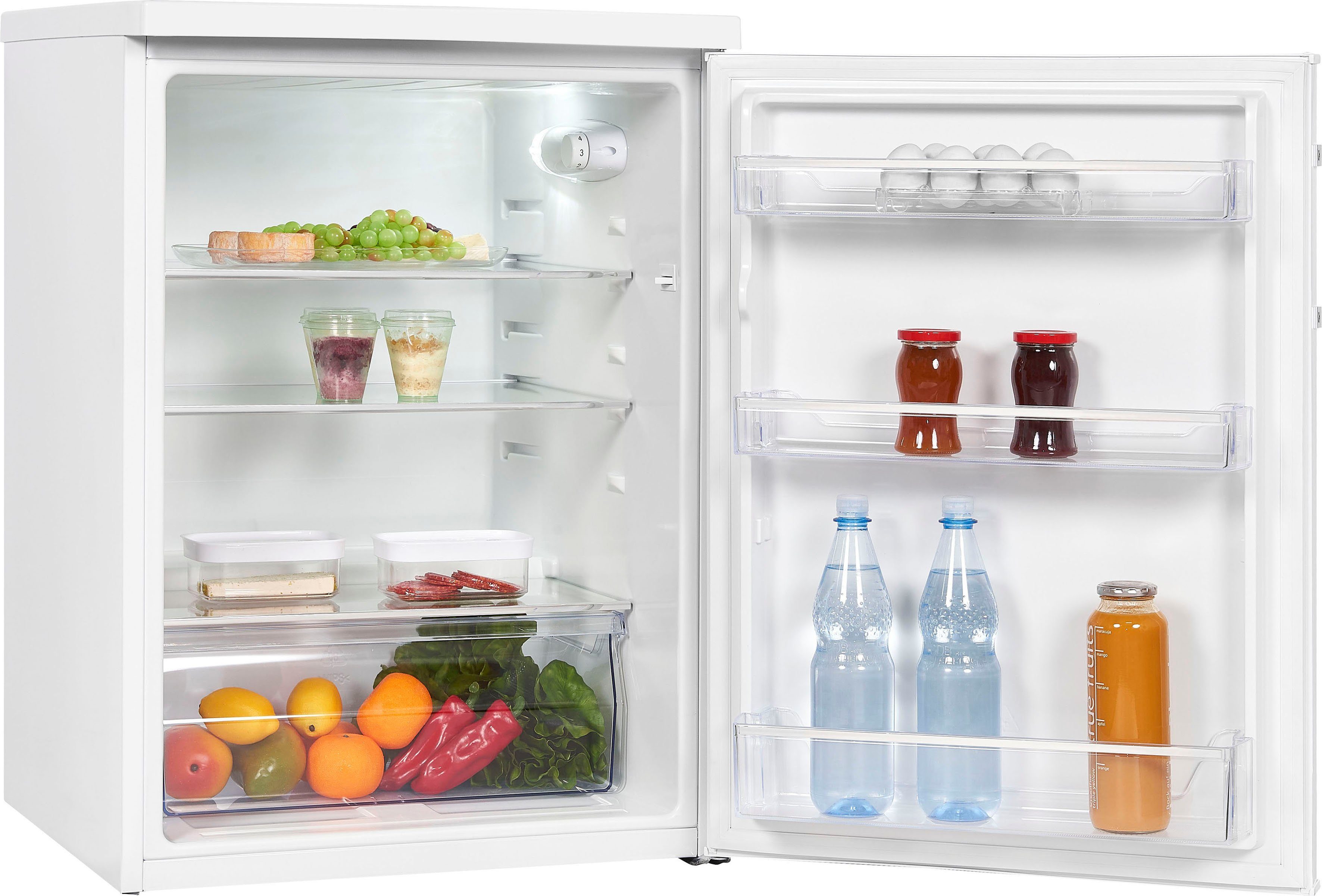 exquisit Vollraumkühlschrank KS18-V-H-170E weiss, 85,0 cm hoch, 60,0 cm breit
