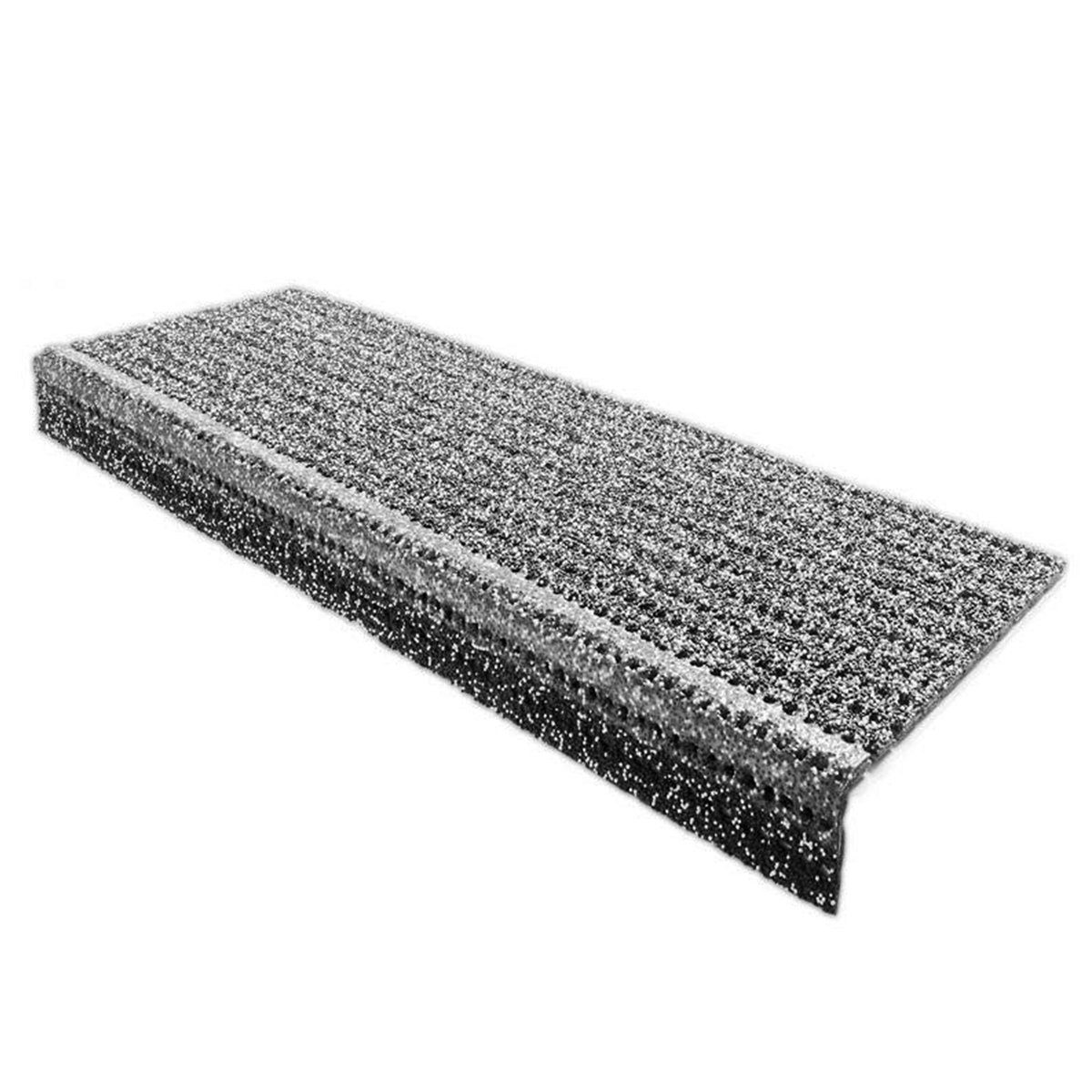 Stufenmatte Sicherheit, 2 Farben & 2 Größen, Treppenschutz, Sicherheitsstufenmatte, Karat, Rechteckig, Höhe: 65 mm, für Außenbereiche