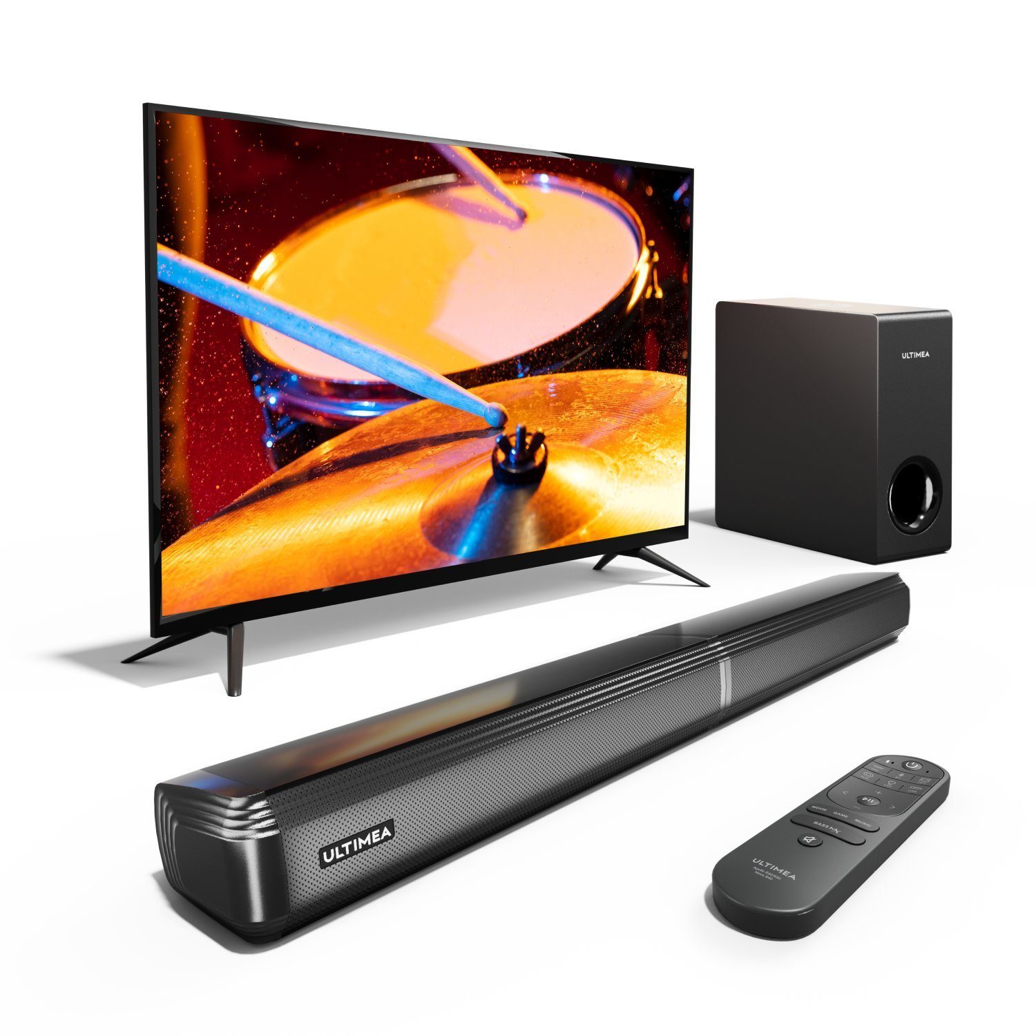 Ultimea Apollo S50 4.1-Kanal Soundbar (Abnehmbar Lautsprecher, 200W, mit Subwoofer)