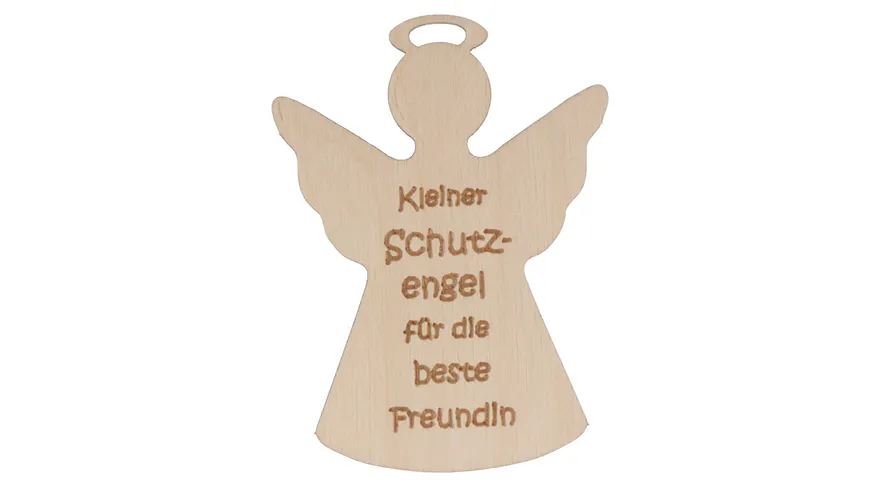 Spruchreif Engelanhänger Kleiner Schutzengel für die beste Freundin