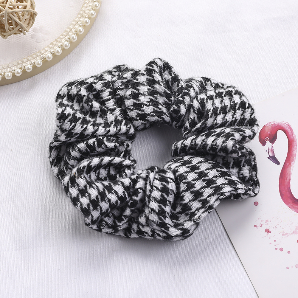 SOHO Pepita Scrunchie élastique