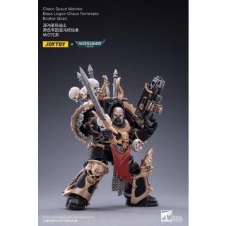 Warhammer 40k Actionfigur 1/18 Black Legion Brother Gnarl 17 cm
