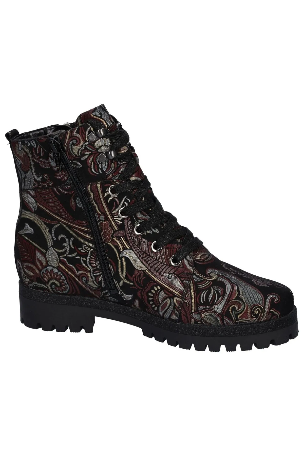 Waldläufer  Stiefelette - Schwarz - Flacher Absatz