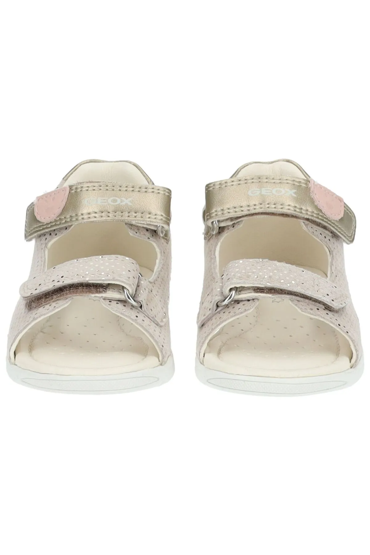 Geox  Sandalette - Beige - Flacher Absatz