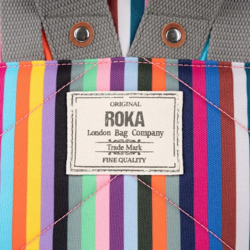 Roka London Rucksack Bantry B Small - Multi Stripe