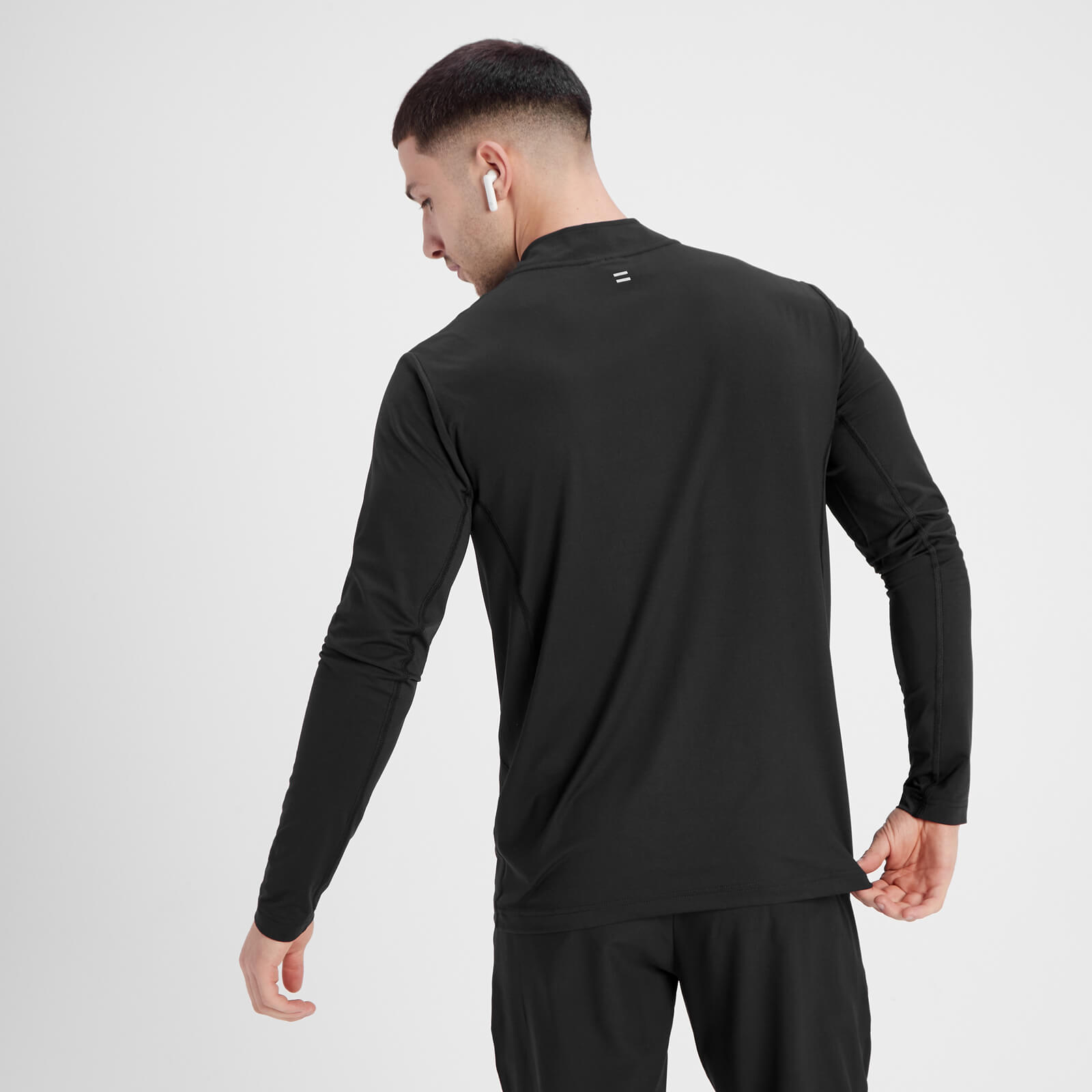 Haut à fermeture éclair ¼ MP Velocity pour hommes – Noir