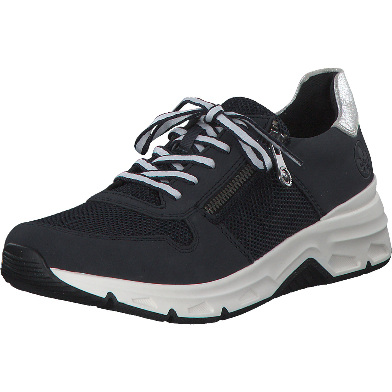 Rieker 48135, Schnürschuhe, Damen, Schwarz