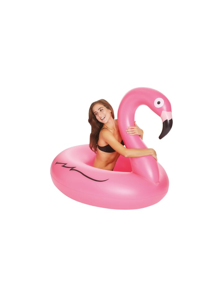Happy People XXL-Schwimmring Flamingo in rosa günstig kaufen onesize