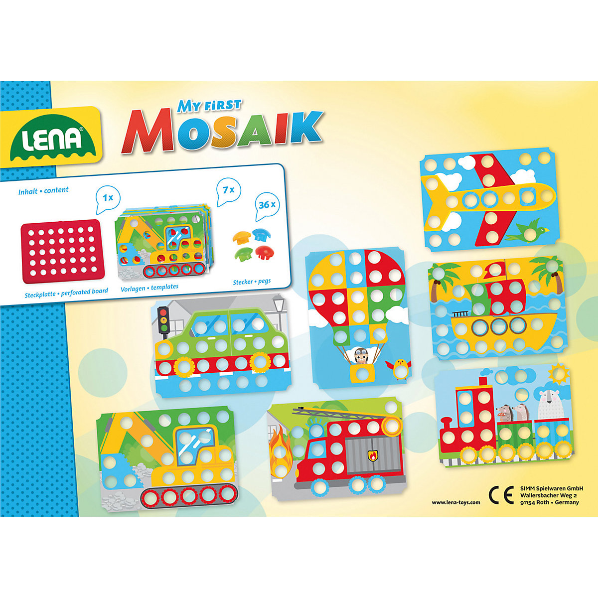 My First Mosaik Verkehr, Mosaik-Steckspiel