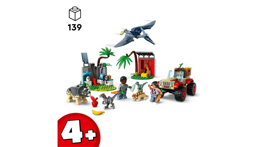 LEGO Jurassic World 76963 Rettungszentrum für Baby-Dinos