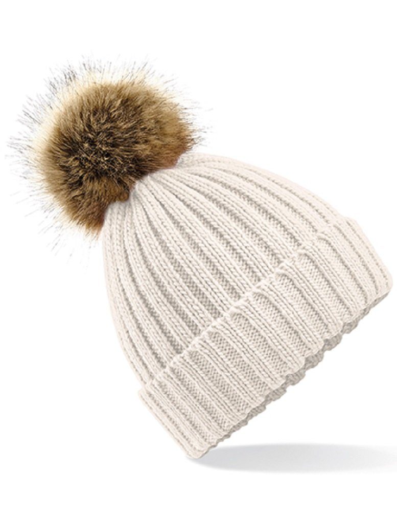 Beechfield® Bommelmütze Strickmütze / Wintermütze mit Bommel für Erwachsene und Kinder verschiedene Größen für Kinder, Jugendliche und Erwachsene