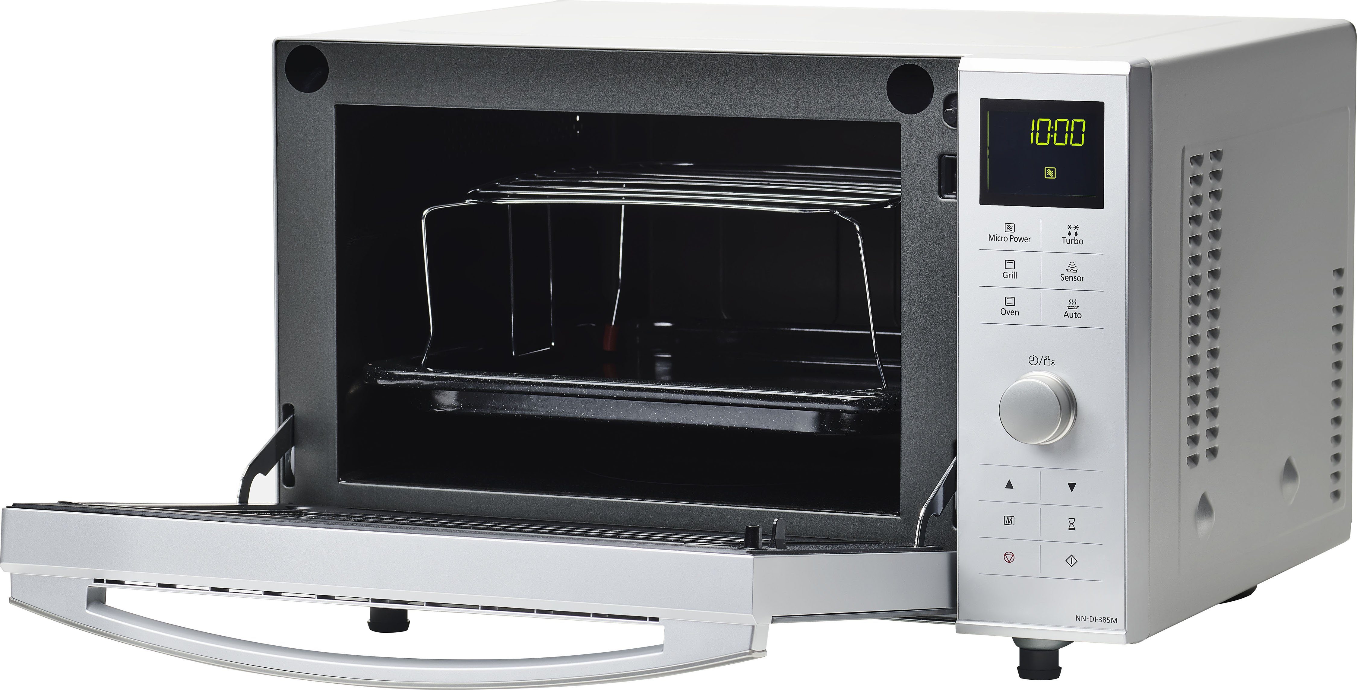 Panasonic Mikrowelle NN-DF385MEPG, Grill, Ober-/Unterhitze, 23 l