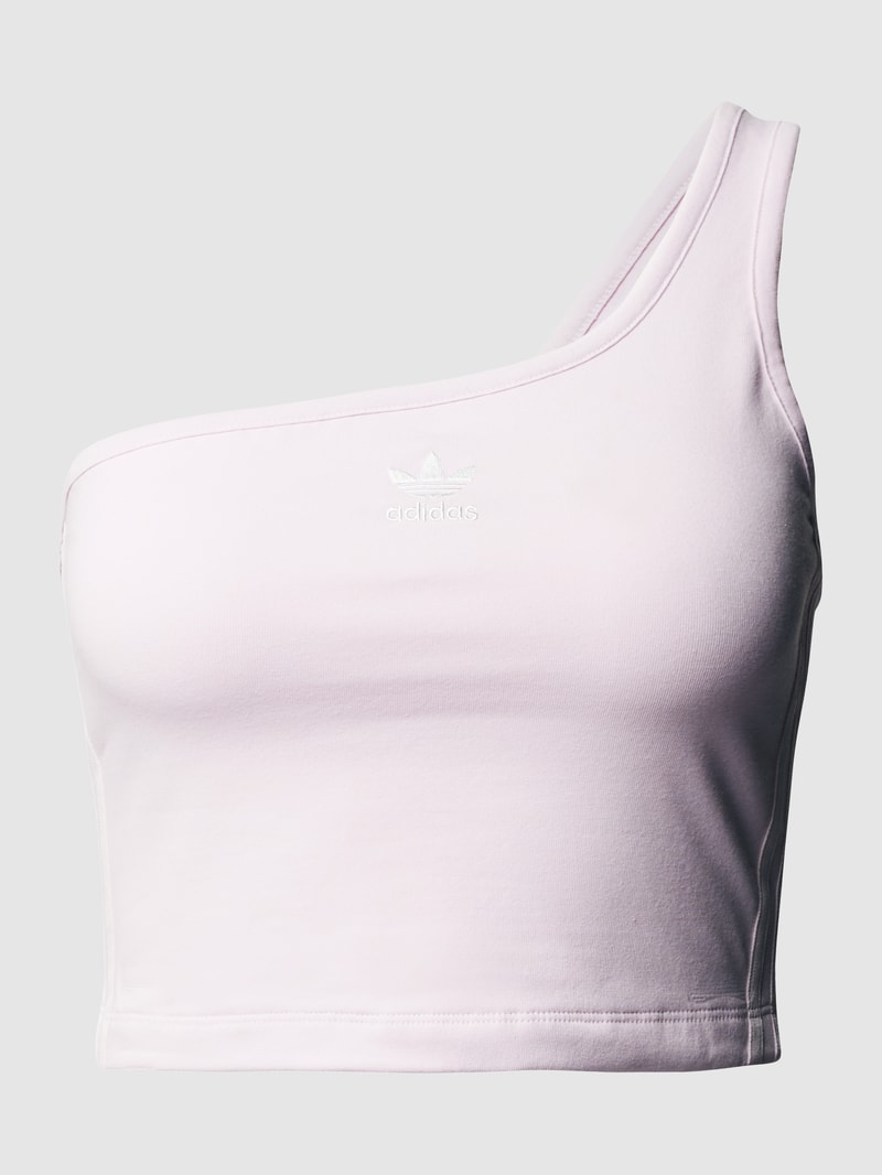 Crop Top aus Baumwoll-Mix in rosa