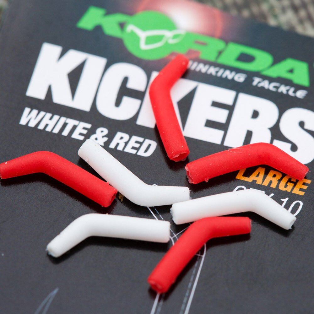 Korda Kickers karpių valo lygiavimo svirtis, raudona/balta (10 vnt.)
