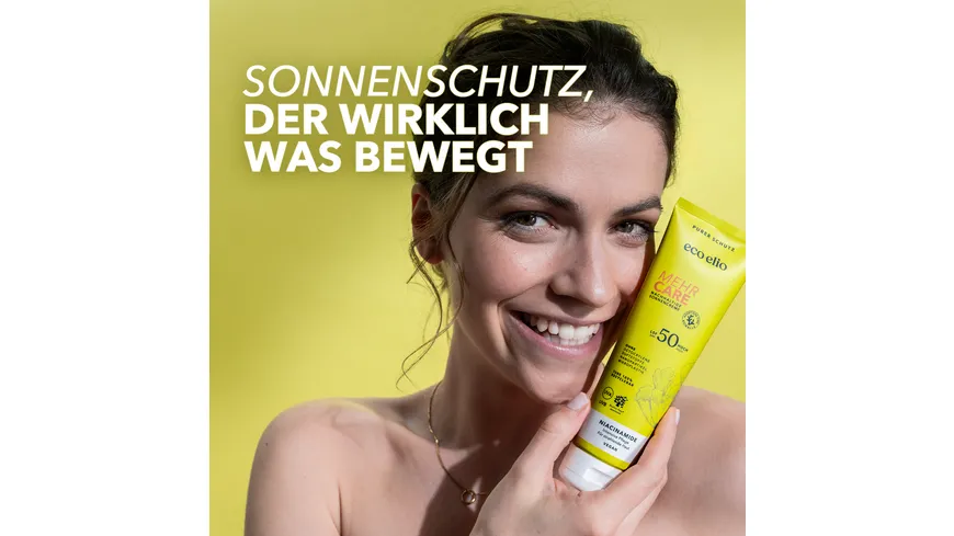 eco elio Mehr Care Sonnencreme LSF50 150 ml