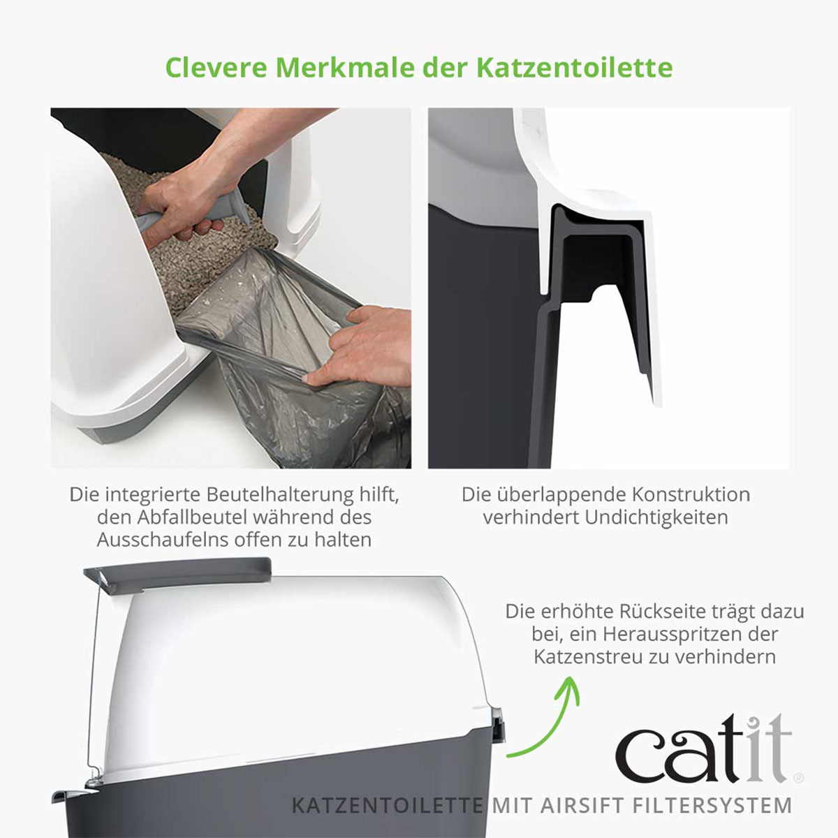 Catit Katzentoilette mit Dach Jumbo günstig kaufen