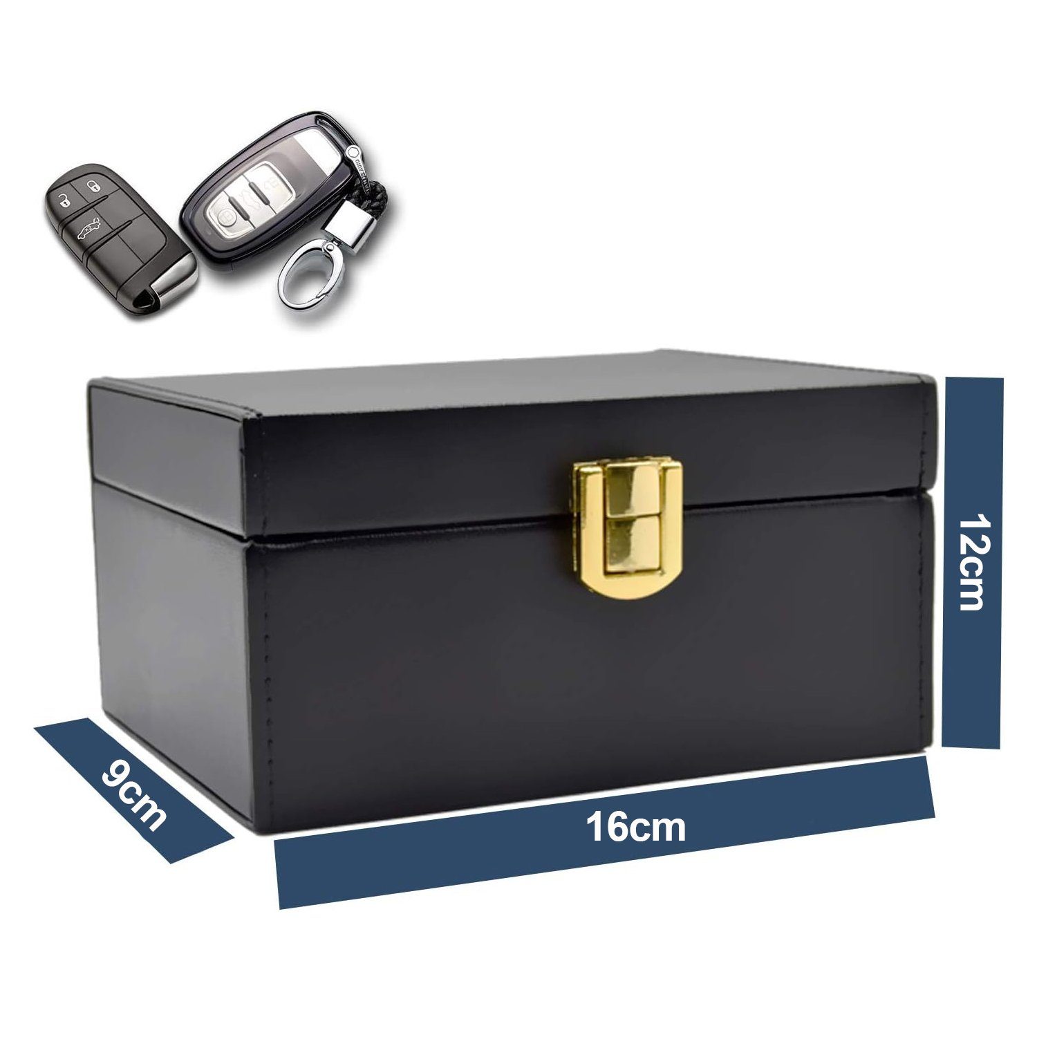 ZmdecQna Schlüsselkasten Keyless Go Schutz Autoschlüssel Box, für Sicheren Schutz (1 St), Signalabschirmungsfunktion, große Abmessungen