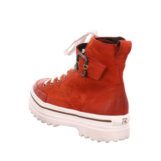 PAUL GREEN Stiefeletten rot ROYAL NUBUK pumpkin