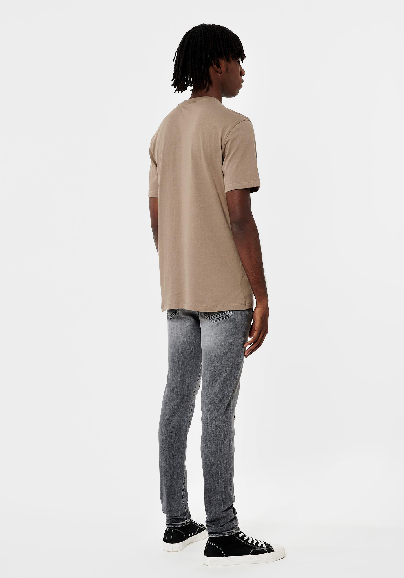 CLAES  T-shirt kaki Homme en 100% coton