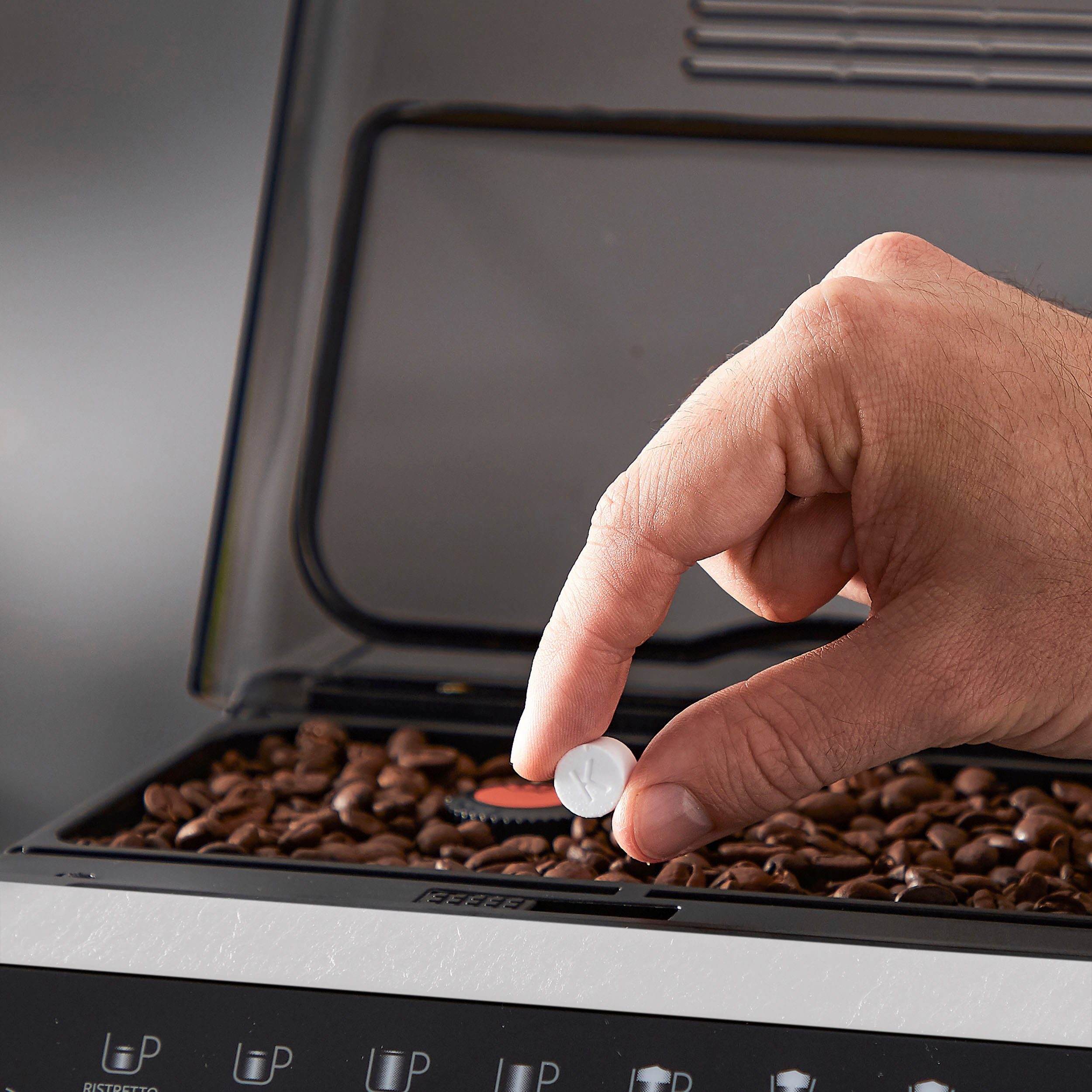 Krups Kaffeevollautomat EA897A Evidence ECOdesign, ökologisch, Touch-Steuerung
