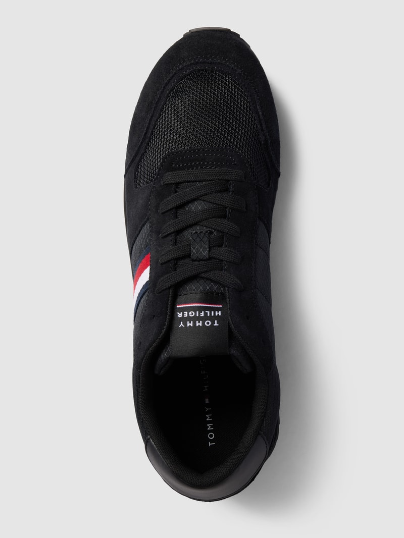 Sneaker mit Label-Detail Modell 'RUNNER EVO' in schwarz