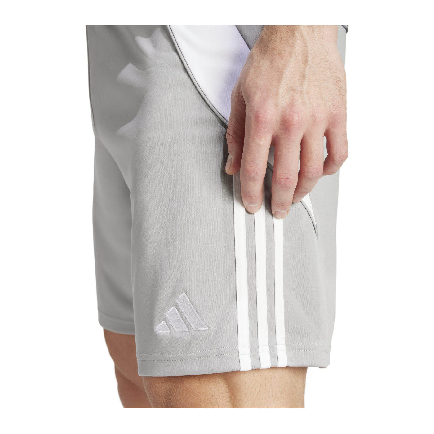 adidas Tiro 24 Short Grau Weiss