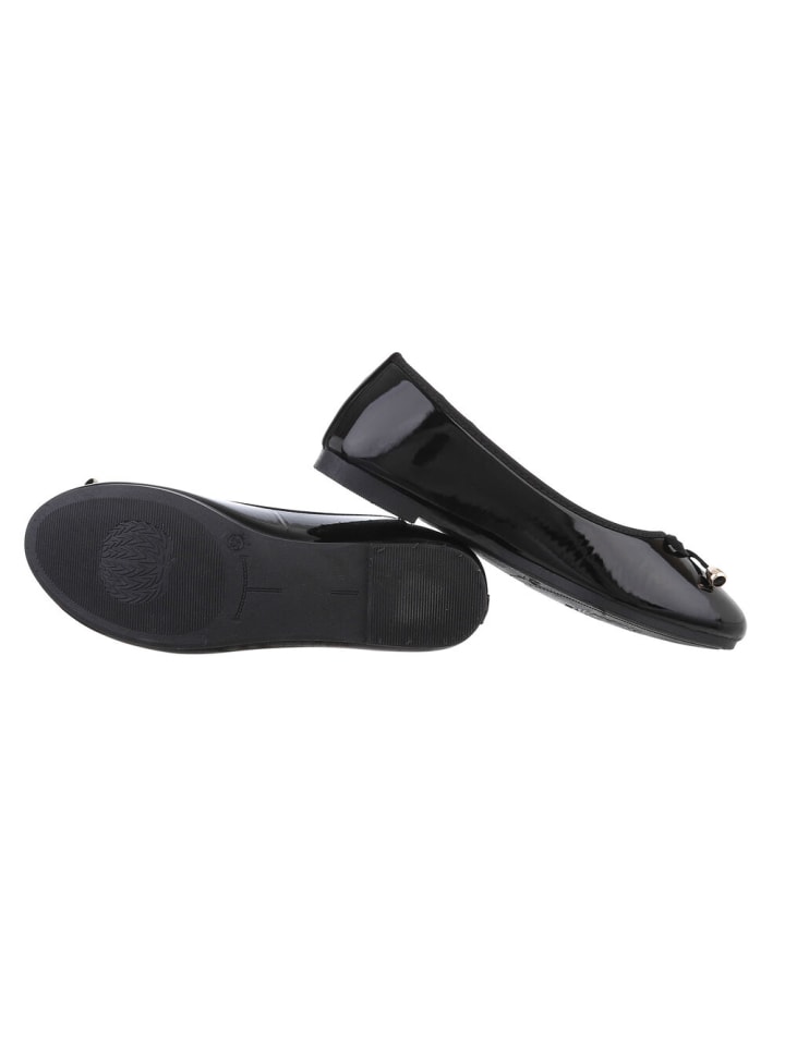 Ital-Design Ballerina in Schwarz günstig kaufen