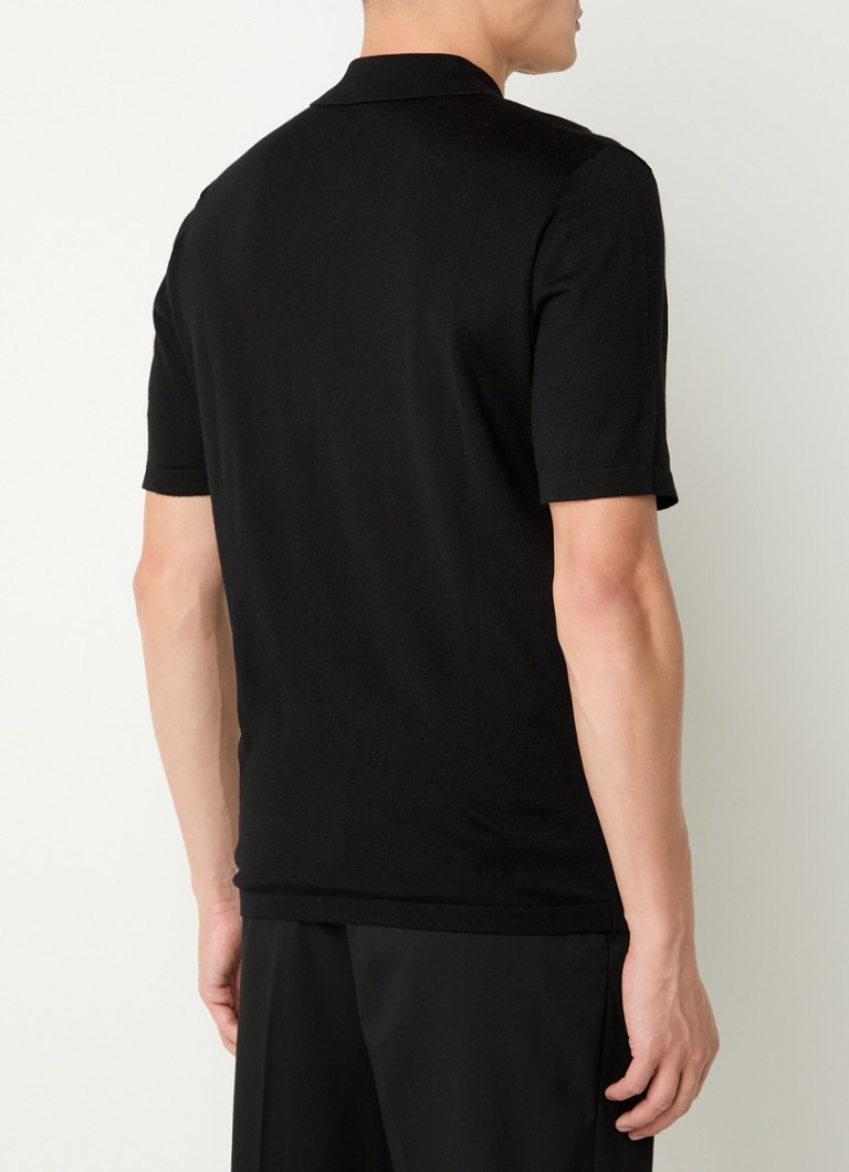 Tricou polo clasic Sarowan SAMSŘE, confecționat dintr-un amestec delicat de lână merinos
