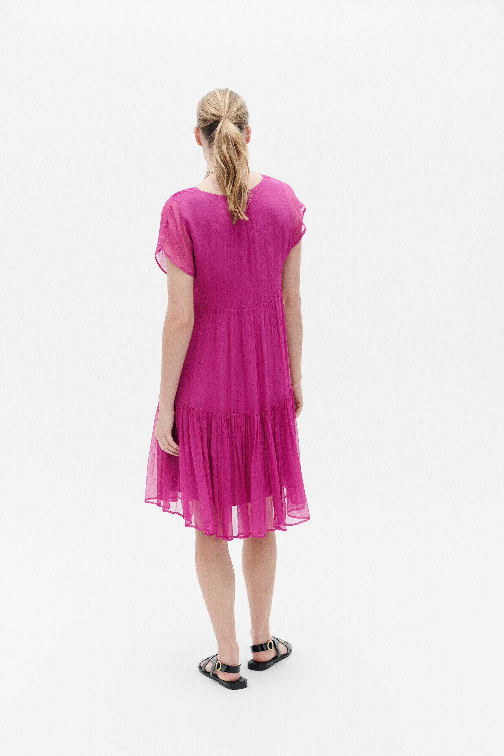 Robe reliane violet clair femme